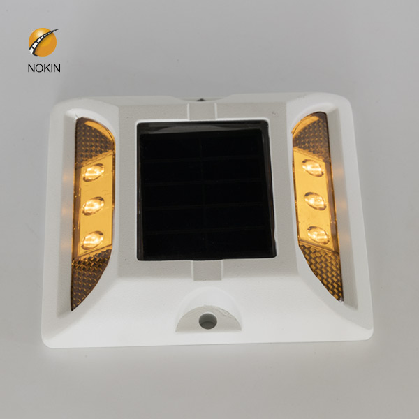 White Solar Cat Eyes Supplier Synchronized Road Stud